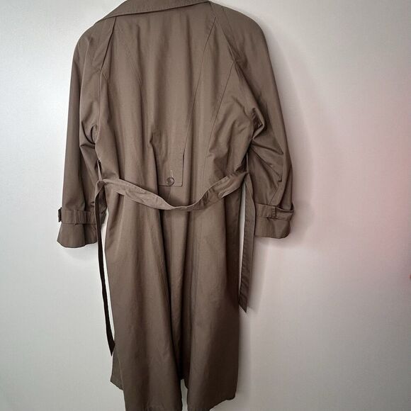Vintage Weather Master Womens Trench Coat with removable liner timeless Khaki - Picture 3 of 16